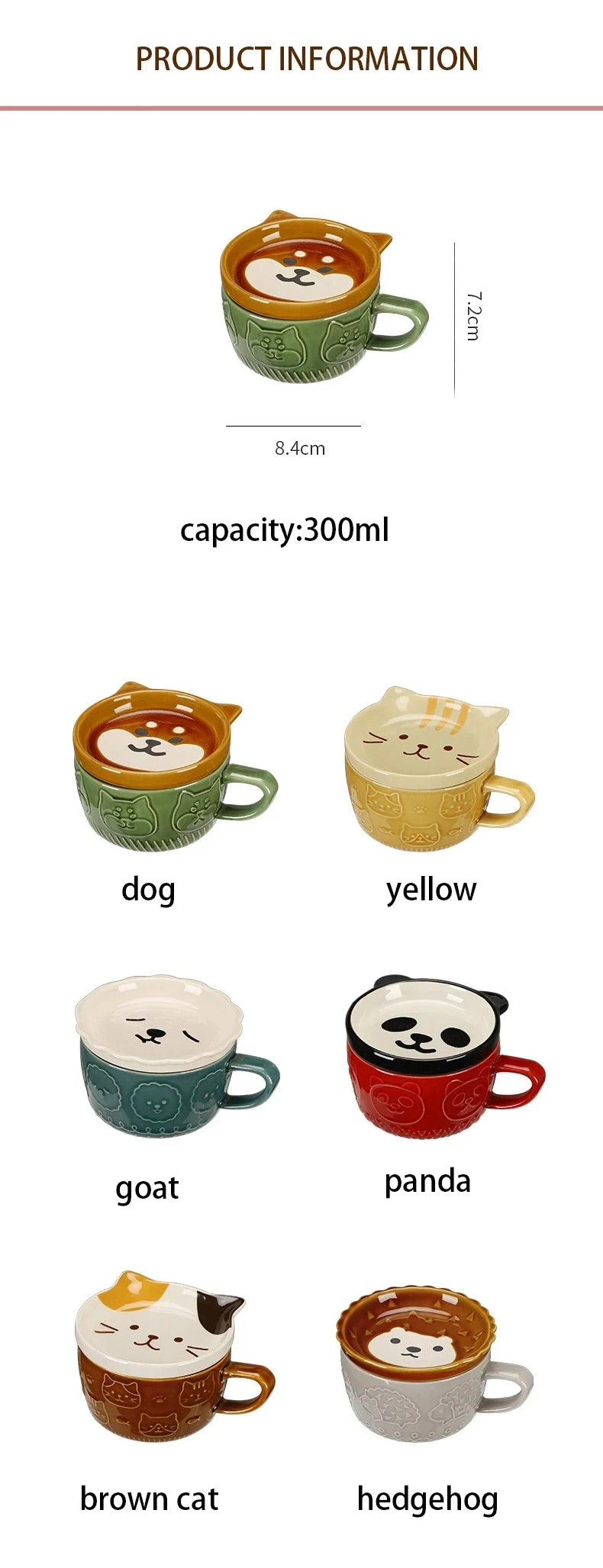 Japanese Cartoon Cat Coffee Mug