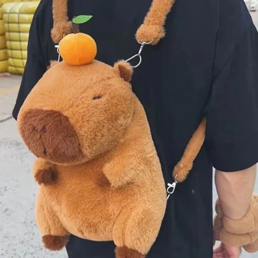 The Strawberry Hat Capybara Plush Toy