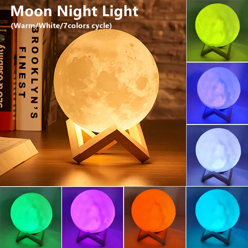 Book Light LED Moon Light Galaxy Light